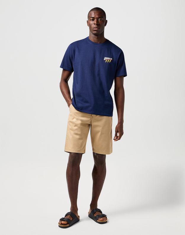 WRANGLER MĘSKA KOSZULKA WRANGLER SMALL GRAPHIC TEE NAVY 112362894