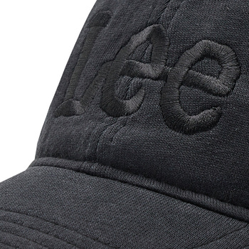 LEE CAP CZAPKA Z DASZKIEM LOGO WASHED BLACK LG42RYJA 112145702
