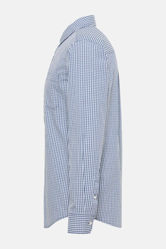 Męska Koszula Mustang Style Chester Gingham Check Middle Blue 1016947 12796