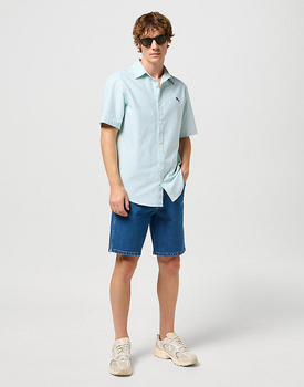 WRANGLER FRONTIER SHORT MĘSKIE SZORTY KRÓTKIE SPODENKI JEANSOWE ROCK BED 112350819 W16W017982