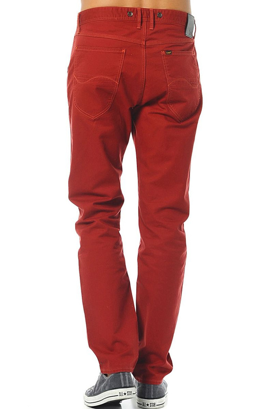 LEE LOGGER MĘSKIE SPODNIE MATERIAŁOWE RUMBA RED L750GL55