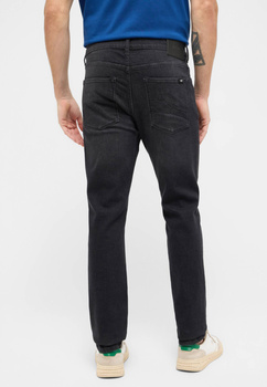Męskie Spodnie Jeansowe Mustang Style Frisco Skinny Denim Black 1016306 4000 803