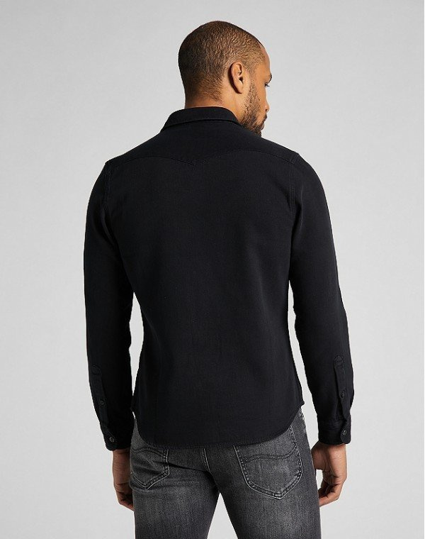 LEE LEE WESTERN SHIRT MĘSKA KOSZULA JEANSOWA BLACK L643PA01 112115415
