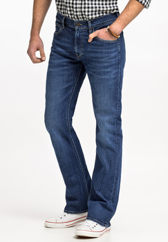 LEE TRENTON MĘSKIE SPODNIE JEANSOWE JEANSY DŻINSY DARK STONE L709KNSI 112324009