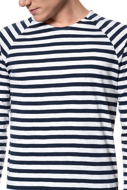 LONGSLEEVE MUSTANG Stripe Longsleeve SLUB STRIPE 1005857 11026