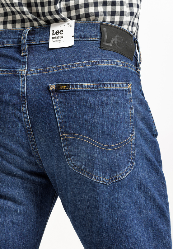 LEE TRENTON MĘSKIE SPODNIE JEANSOWE JEANSY DŻINSY DARK STONE L709KNSI 112324009