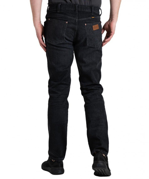 WRANGLER LARSTON MĘSKIE SPODNIE JEANSOWE JEANSY FADED BLACK W18SEHXV6 112337510