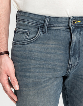 Męskie Spodnie Jeansowe Tom Tailor TTJOSH REGULAR mid stone blue grey denim 1048363 10162