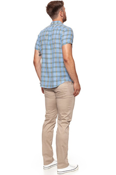 KOSZULA MĘSKA KRÓTKI RĘKAW WRANGLER SS 1PKT SHIRT CERUL W58606EVT 112129493