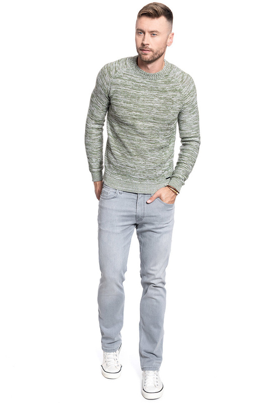 SWETER MĘSKI MUSTANG Emil C Melange 1009790 6348