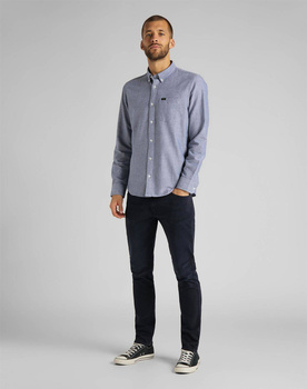 LEE BUTTON DOWN MĘSKA KOSZULA REGULAR FIT NAVY L880RJ35 112123413