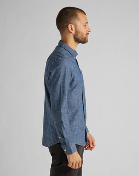 LEE LEE BUTTON DOWN MĘSKA KOSZULA WASHED BLUE L880ORLR 112123361