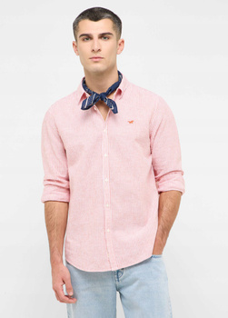 Męska Koszula Mustang Style Rawlins Red Fine Stripe 1016472 12735