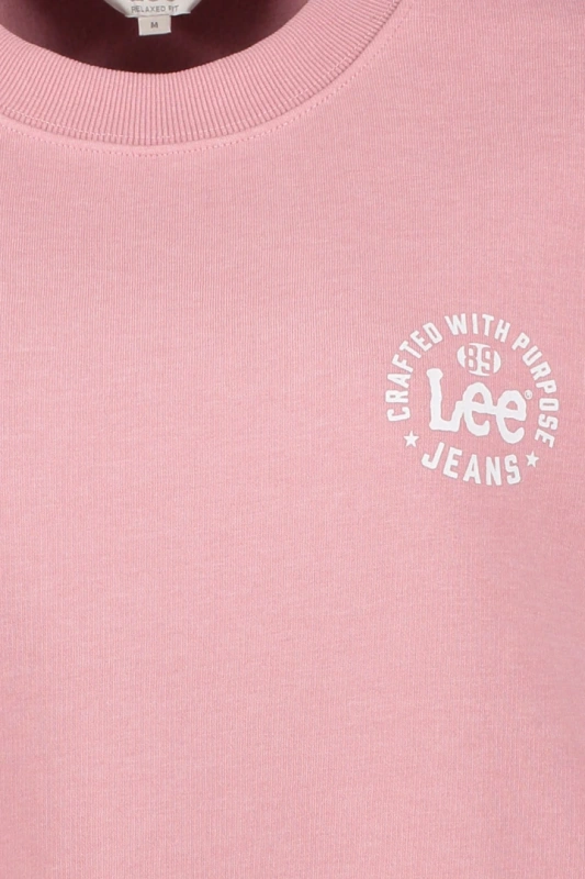 DAMSKA BLUZA LEE CREW SWEATER PRETTY PLUM 112371895