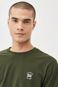 LEE LS PATCH LOGO TEE MĘSKI LONGSLEEVE WASHED BLACK L60RFQON 112140342