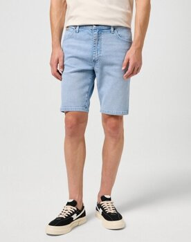 WRANGLER MESKIE SZORTY TEXAS SHORTS WHISPER BLUE 112350870 W11C017967