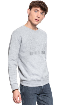 BLUZA LEE VELOURS CREW SWS GREY MELE L81STJMP 112121907