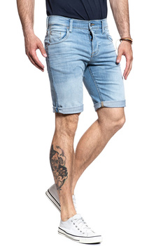 SPODENKI MĘSKIE MUSTANG 5 Pocket Short DENIM BLUE 1007108 5000 413
