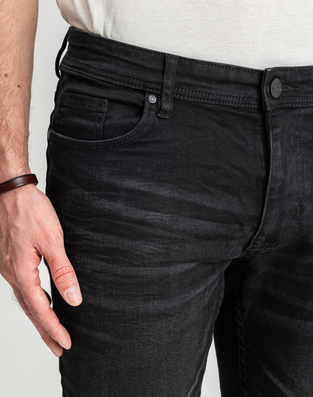 Męskie Spodnie Jeansowe Marcus Felix Jeans 2056 Blue Night Used 14-200201