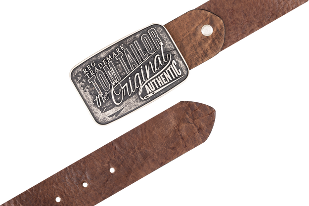 TOM TAILOR PASEK SKÓRZANY SOPO-TT436 40 mm Ledergürtel RO 2081 0690