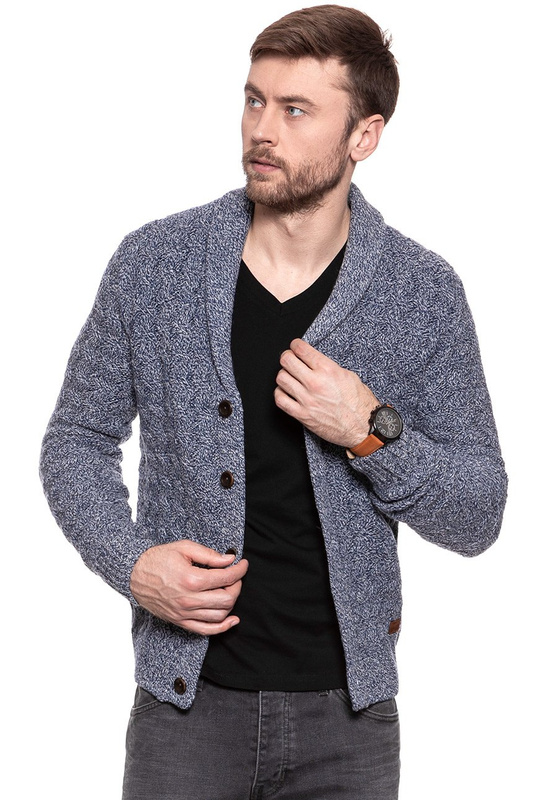 WRANGLER ZIG ZAG CARDIGAN NEW INDIGO W8575R2RQ