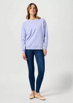 DAMSKA BLUZA WRANGLER REGULAR SWEAT SWEET LAVENDER 112355290