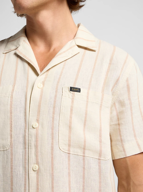 MESKA KOSZULA LEE 2 PKT CAMP SHIRT SOY BEAN 112363920