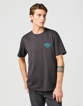MESKA KOSZULKA WRANGLER SMALL LOGO TEE FADED BLACK 112362800