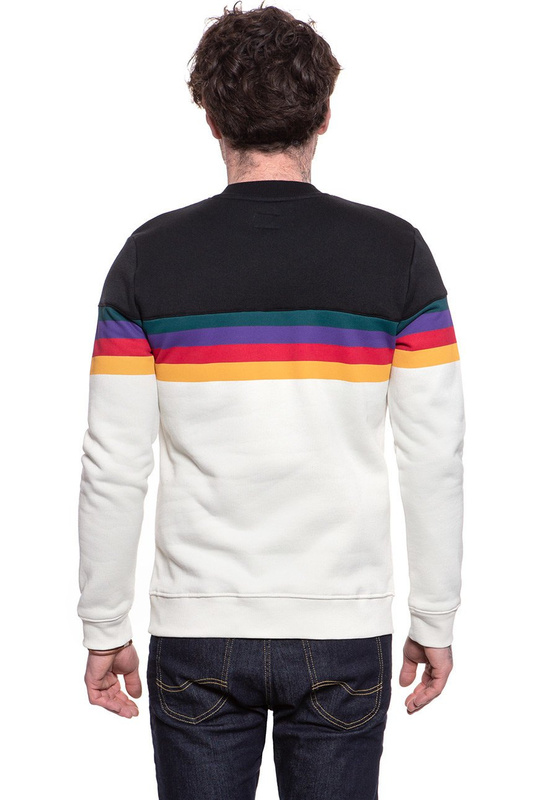 BLUZA WRANGLER RAINBOW SWEAT CLOUD BLUE W6B5HDB03 112130690