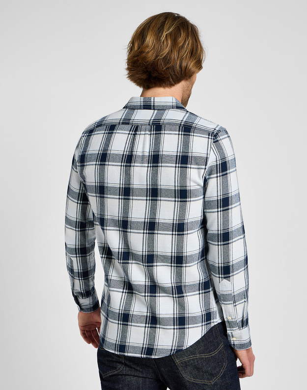 MĘSKA KOSZULA KRATA LEE LEESURE SHIRT CLOUD CHECK 112355714