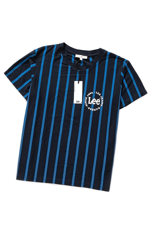 LEE T SHIRT DAMSKI SPORTS STRIPE T NIGHT SKY L40ZVZSJ 112108845