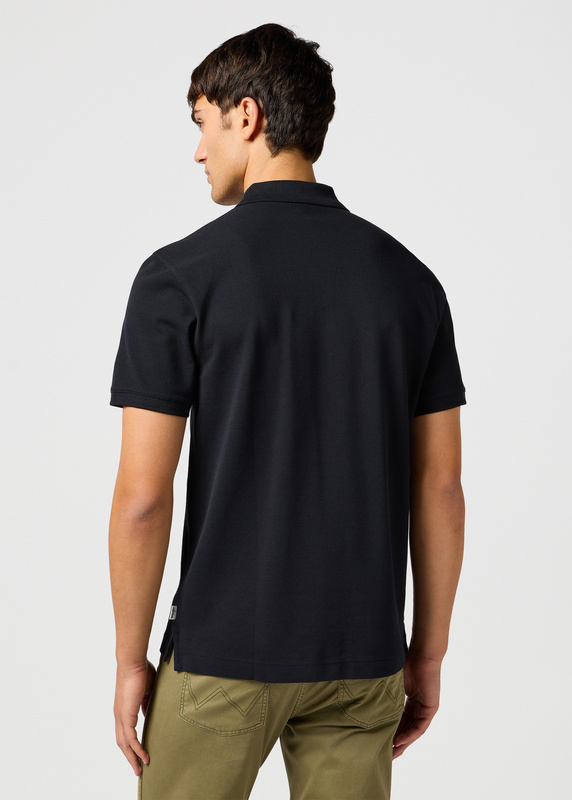 MESKA KOSZULKA WRANGLER POLO SHIRT BLACK 112365465
