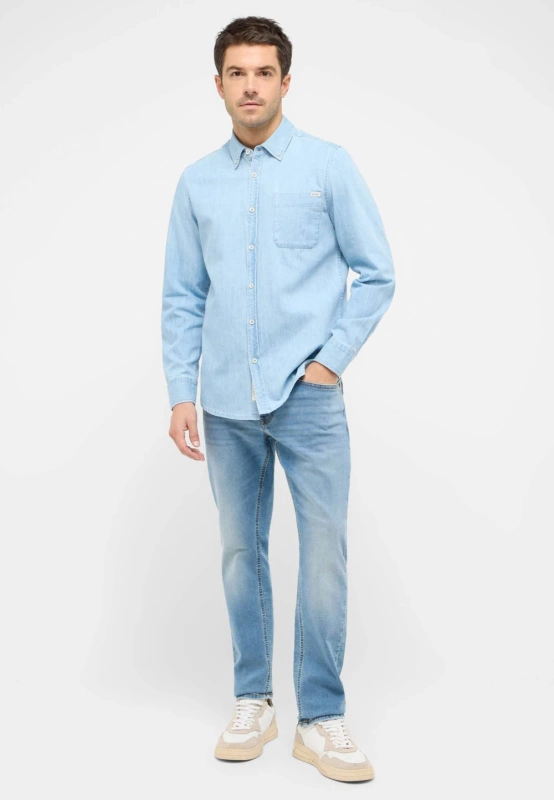 Męska Koszula Mustang Style Cullman Denim Blue 1016245 5000 200