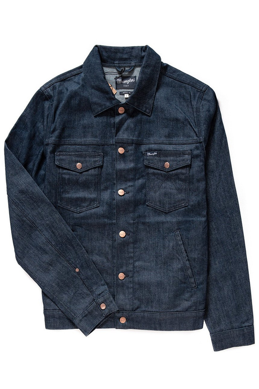 WRANGLER REGULAR JACKET RESIN RINSE W443CJ36R SAMPLE