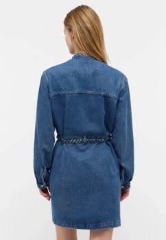Damska Sukienka Mini Mustang Style Paola  Dress Denim Blue 1015586 5000 500
