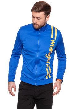 BLUZA WRANGLER MĘSKA B&Y ZIP SWEAT NAUTICAL BLUE W6558DZV2 112130569