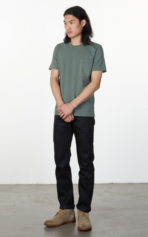 LEE 101 POCKET TEE MĘSKI T-SHIRT LAUREL GREEN L90BBMRC 112124068
