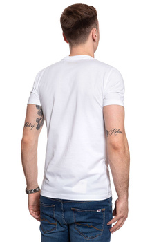 T-SHIRT MĘSKI MUSTANG AARON V BASIC GENERLA WHITE 1009931 2045