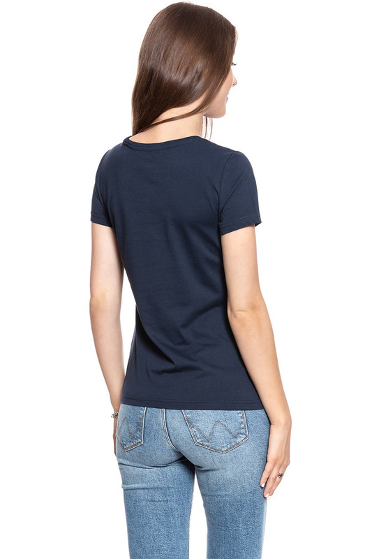 MUSTANG T SHIRT DAMSKI Alexia C Print DARK SAPPHIRE 1008380 4136
