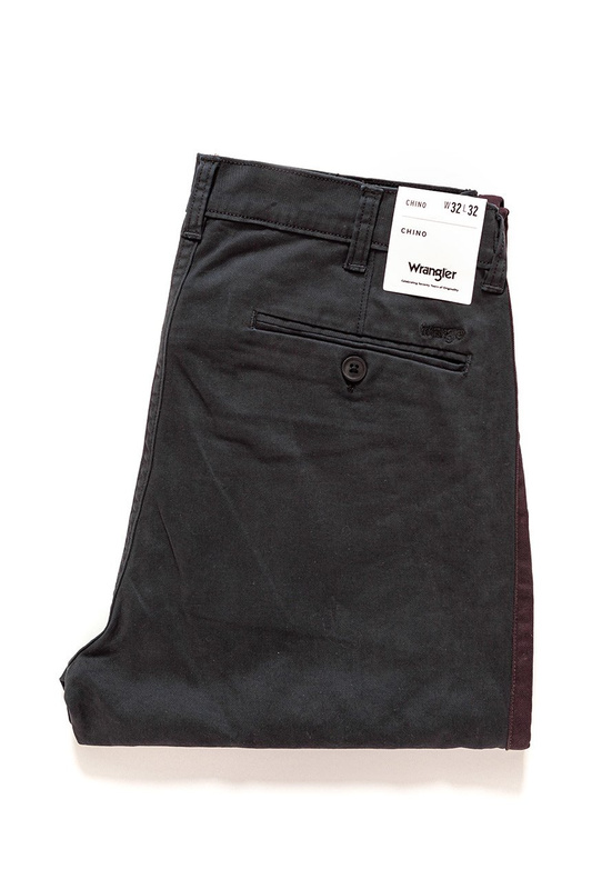 WRANGLER SPODNIE MĘSKIE CHINO NAVY W16LGV114 112127306