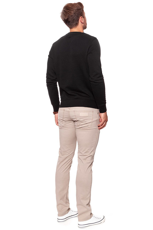 WRANGLER BLUZA LOGO CREW BLACK W6532HY01 112130513