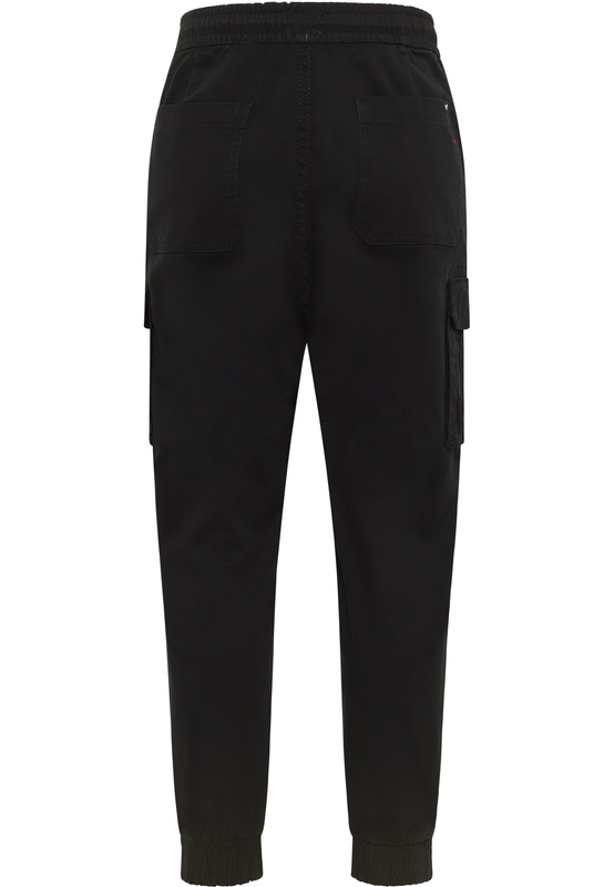 Męskie Spodnie Materiałowe Mustang Style Paris Jogger Cargo Black Beauty 1015896 4185