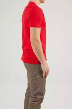 LEE SMALL LOGO TEE REGULAR FIT MĘSKI T-SHIRT KOSZULKA LOGO BRIGHT RED L62GFQEF 112114578