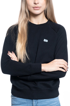 DAMSKA BLUZA BEZ KAPTURA LEE PLAIN CREW NECK SWS BLACK L53RTX01 112112480
