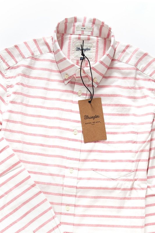 WRANGLER L/S 1 PKT SHIRT HIGH RISK RED W59634J1P