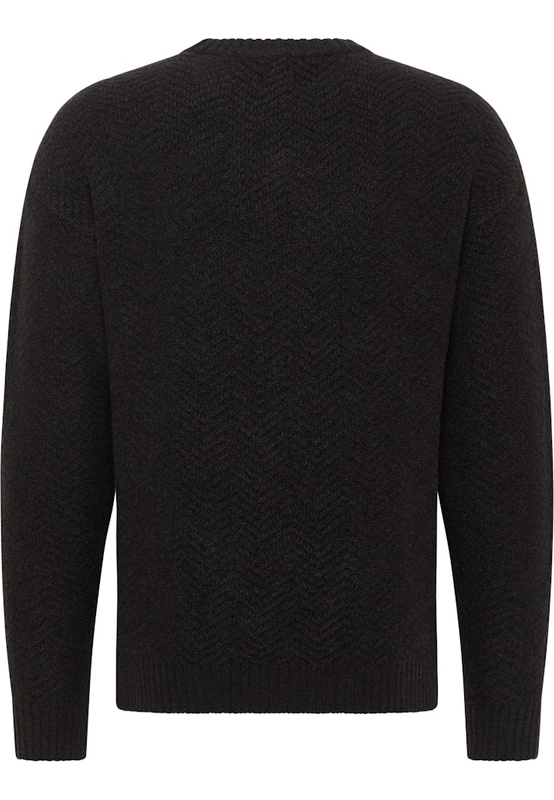 Męski Sweter Mustang Style Elwood Anthra Melange 1015822 4151 