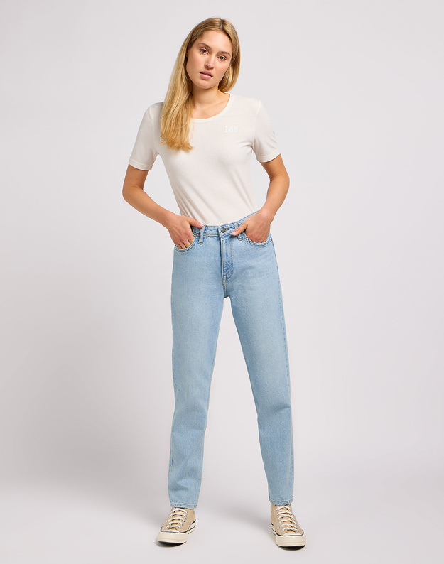 LEE DAMSKIE SPODNIE JEANSOWE CAROL LIGHT STORY 112348942