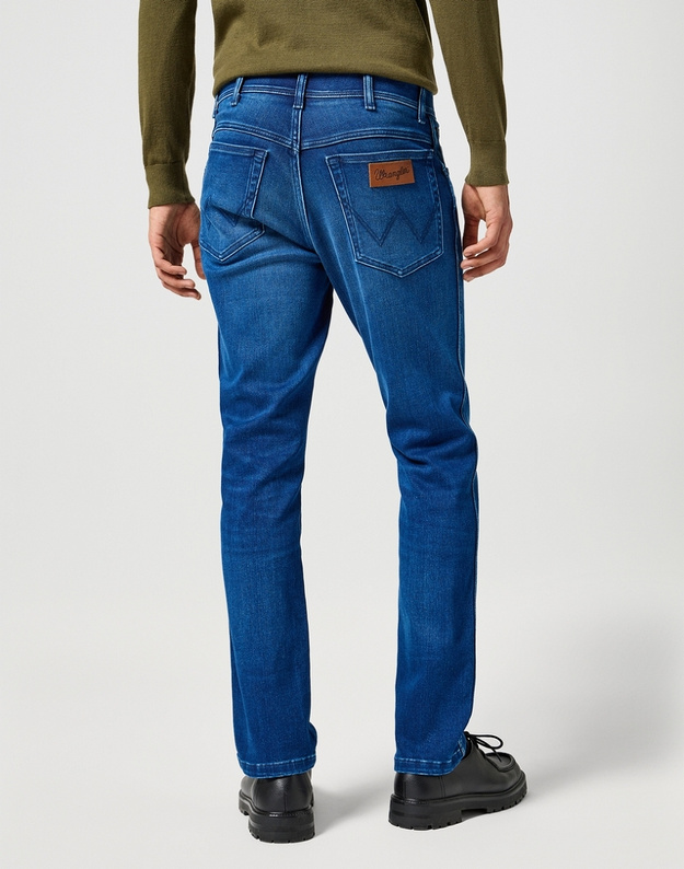 WRANGLER MĘSKIE SPODNIE JEANSOWE WRANGLER TEXAS SLIM BLUE JAM 112358217