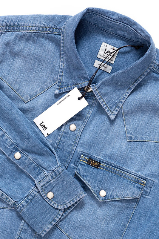 LEE LEE WESTERN SHIRT CONSTANT BLUE L643AFWD