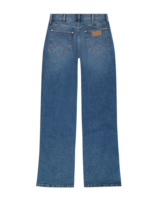 MESKIE SPODNIE WRANGLER LOOSE BOOT SKY BREEZE 112371340